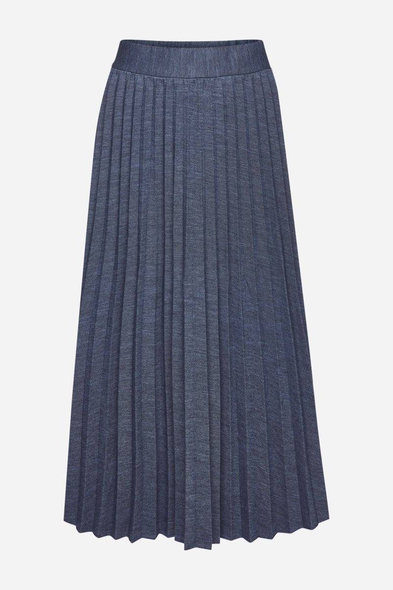 Eich & Royal Plisseerock in Denim-Optik Online Shopping