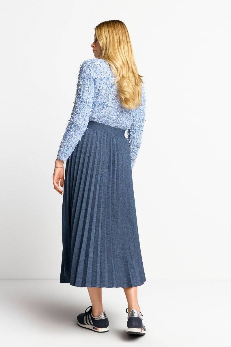 Eich & Royal Plisseerock in Denim-Optik Online Shopping