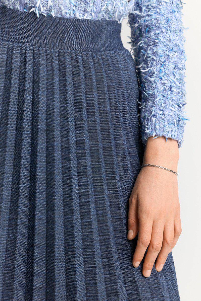 Eich & Royal Plisseerock in Denim-Optik Online Shopping