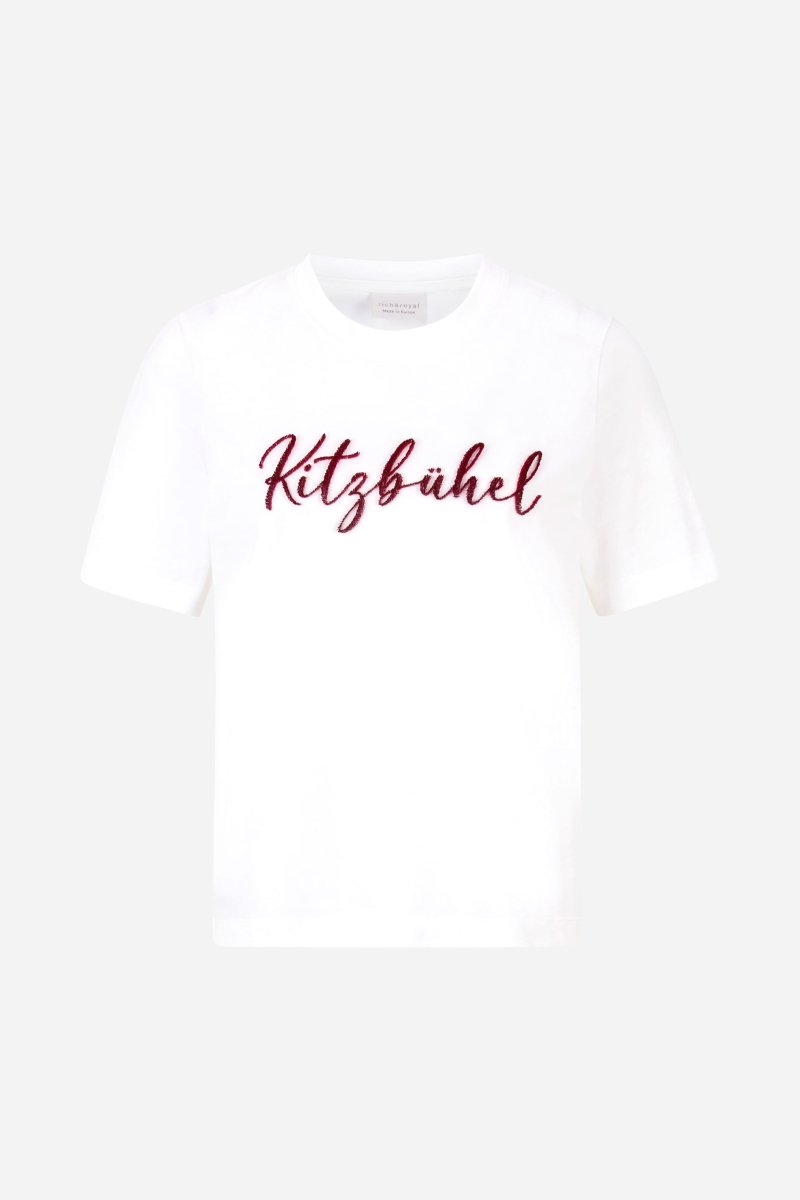 Eich & Royal T-Shirt mit Flockdruck Outlet
