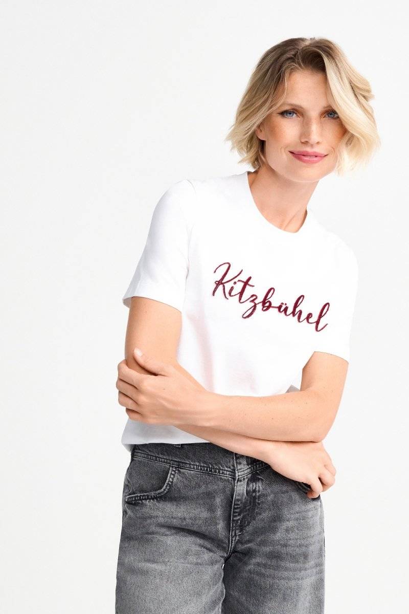 Eich & Royal T-Shirt mit Flockdruck Outlet