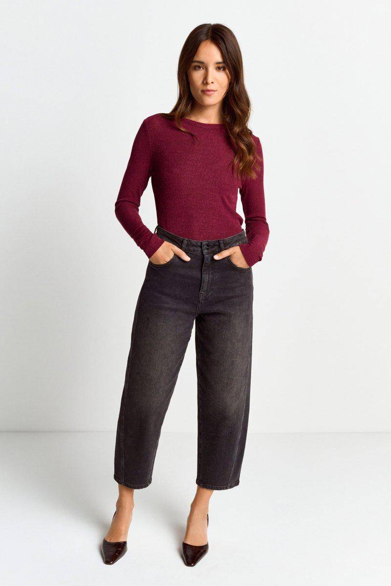 Eich & Royal Longsleeve mit Glitzereffekt Schlussverkauf