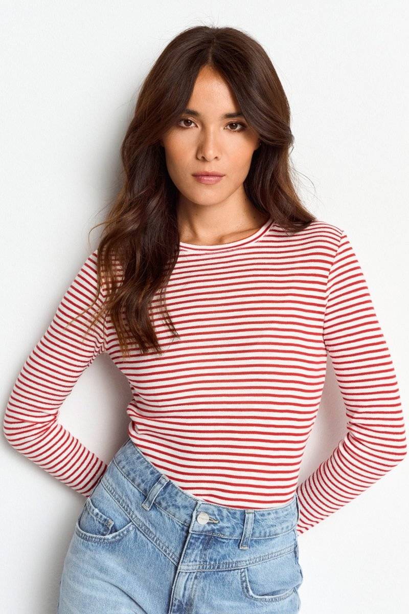 Eich & Royal Longsleeve mit Glanzgarn