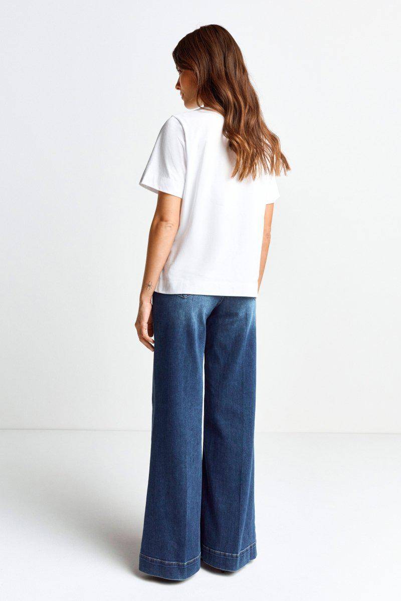 Eich & Royal T-Shirt mit Fashion-Print Günstiger Verkauf