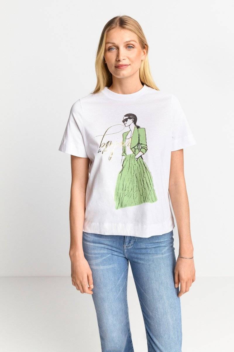 Eich & Royal T-Shirt mit Illustrations-Print Günstiger Verkauf