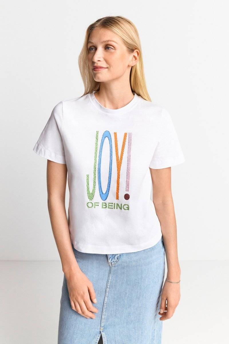 Eich & Royal T-Shirt mit Strassverzierung Online