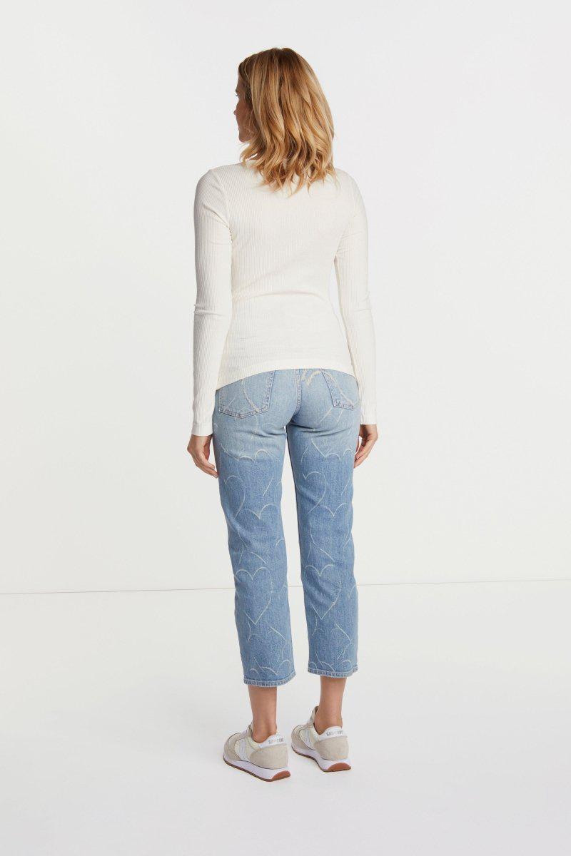 Eich & Royal Rib-Longsleeve mit Rundhals Auslauf