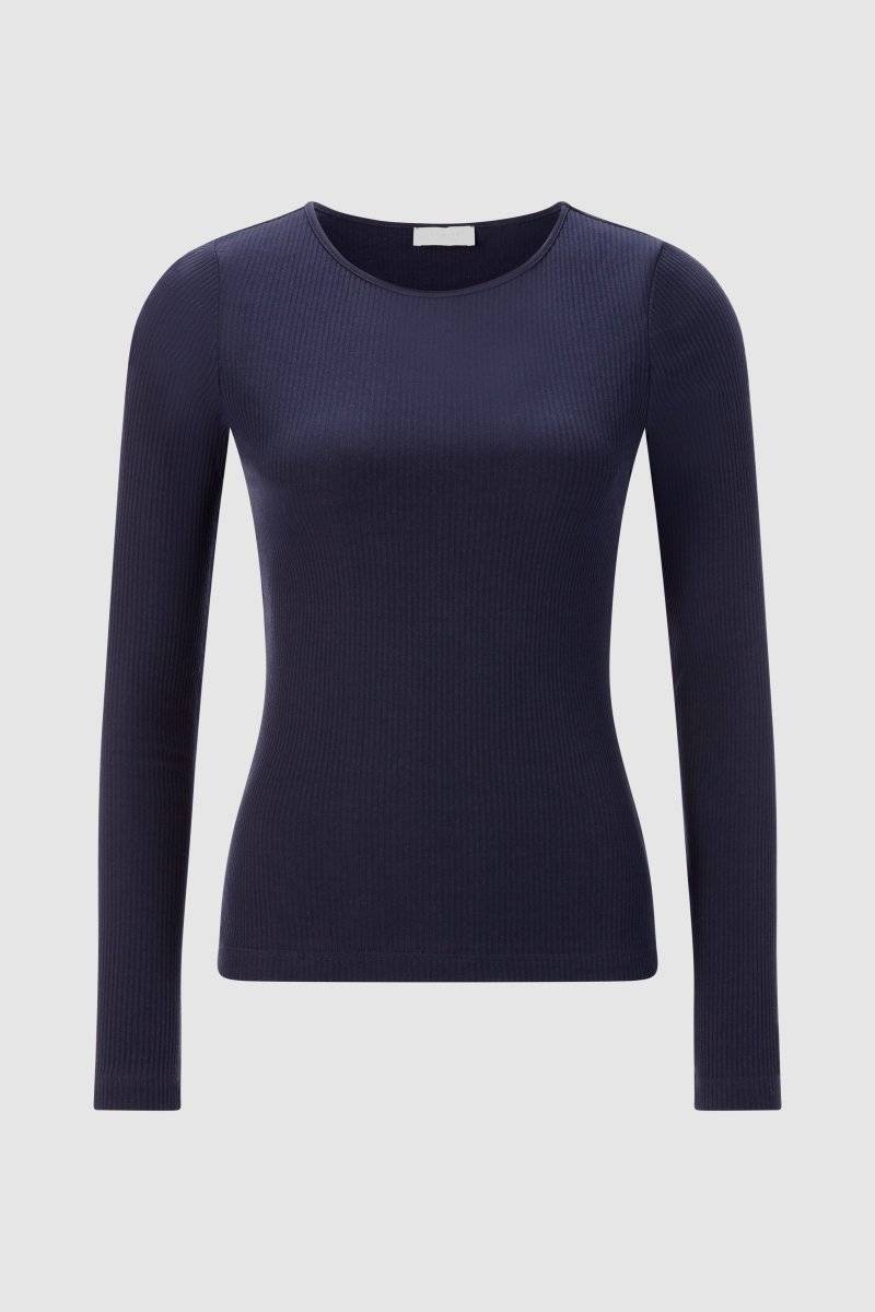 Eich & Royal Rib-Longsleeve mit Rundhals Auslauf