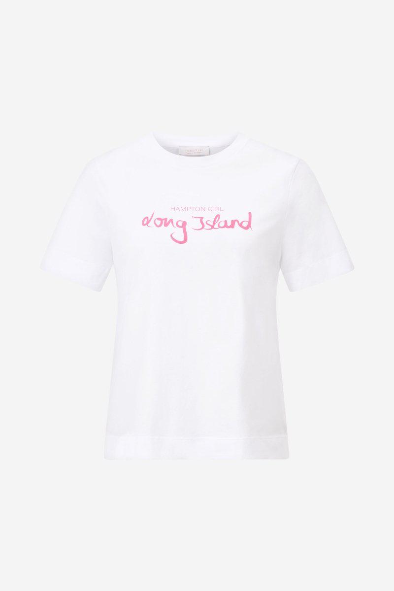 Eich & Royal Weißes T-Shirt mit Schriftzug Hotsell