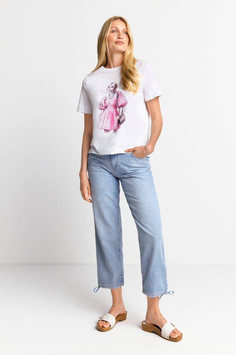 Eich & Royal T-Shirt mit Strassverzierung