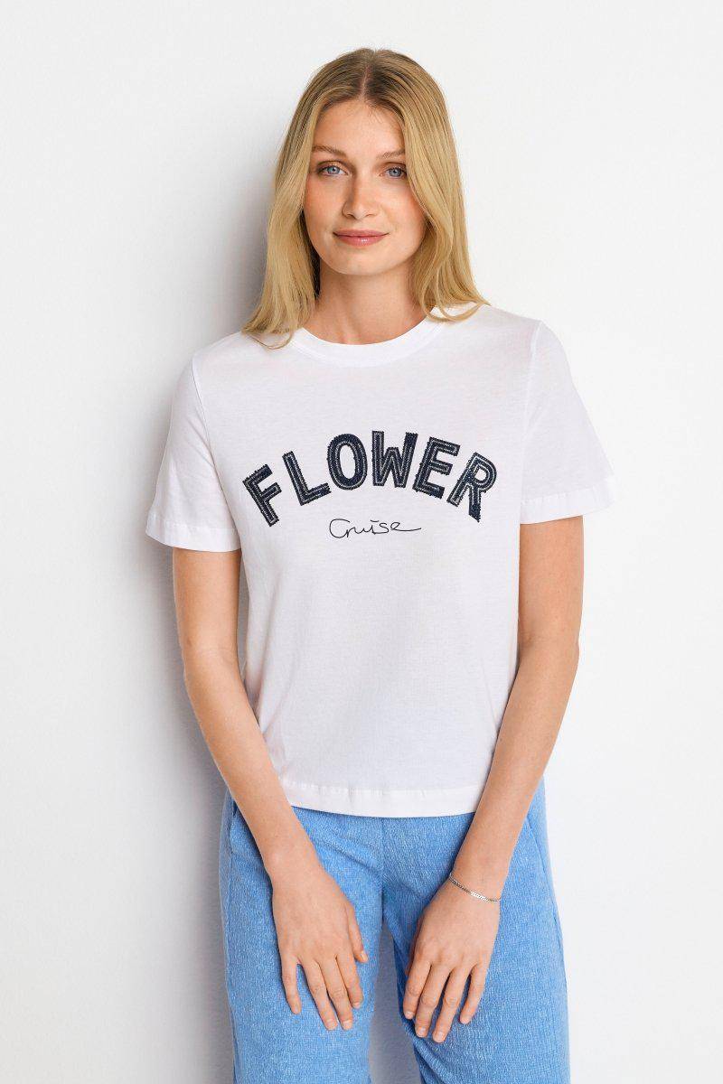 Eich & Royal T-Shirt mit Strassverzierung Meist gekauft