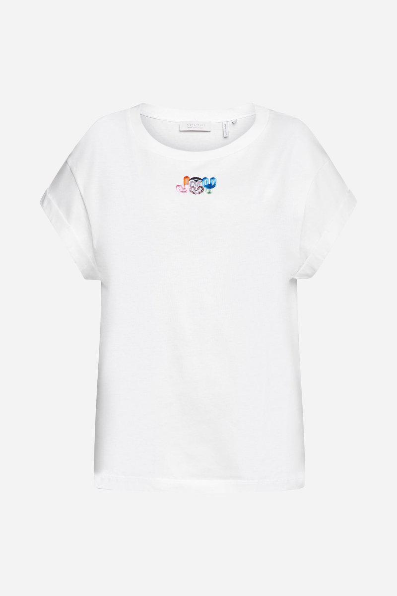 Eich & Royal Weißes T-Shirt mit Crew-Neck Meist gekauft