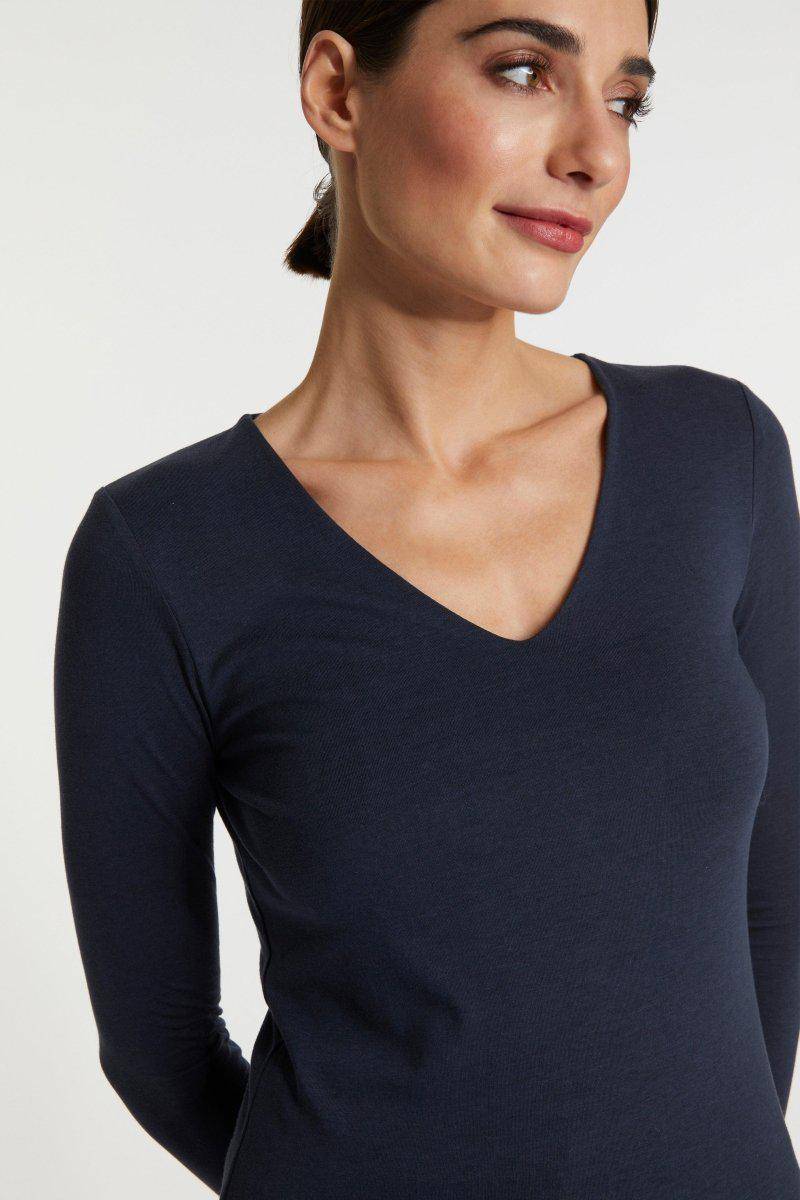 Eich & Royal Longsleeve mit V-Neck Riesige Rabatte