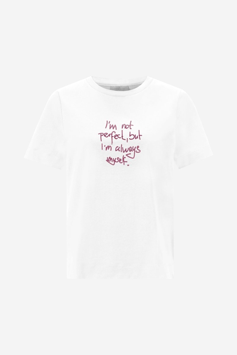 Eich & Royal Weißes Statement-T-Shirt Kostenloser Versand international