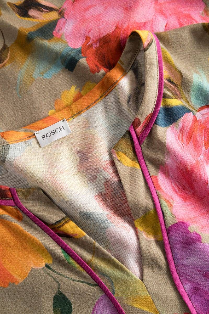 Rösch Nachthemd im Aquarell-Blüten-Druck Baumwolle/Modal Schlussverkauf