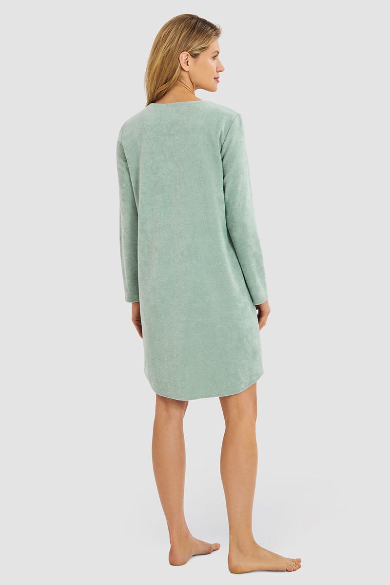 Rösch Hauskleid aus Frottee in Mintgrün Baumwolle/Polyester Angebote