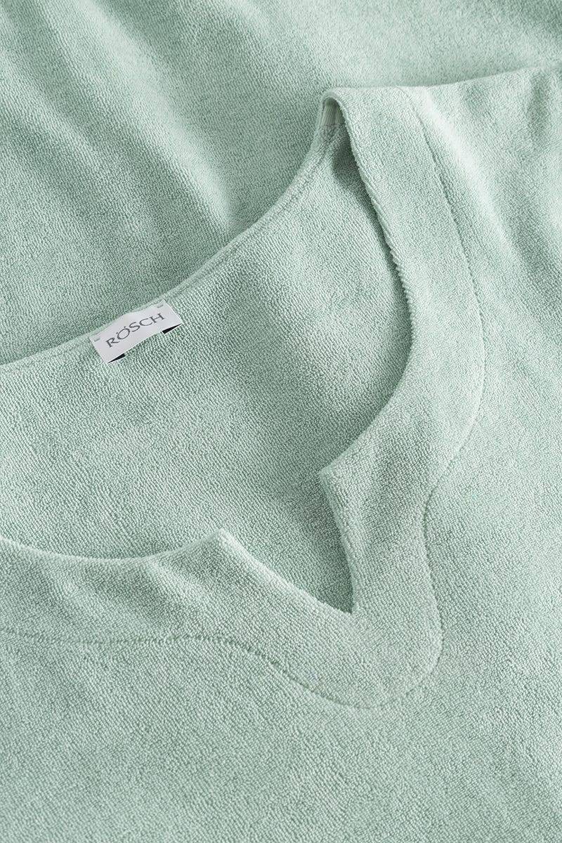 Rösch Hauskleid aus Frottee in Mintgrün Maxilänge Baumwolle/Polyester Hotsell