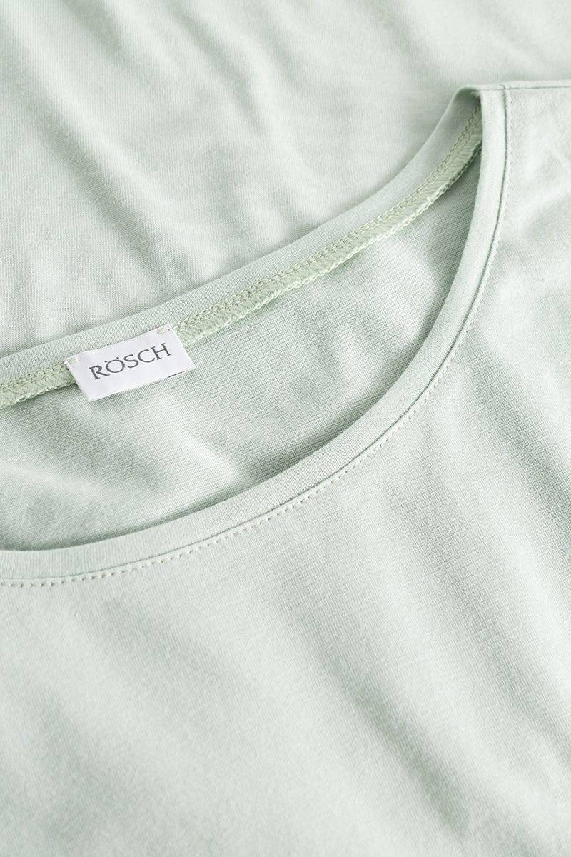 Rösch Pyjama mit Batikdruck Mintgrün 100% Baumwolle Fabrikverkauf