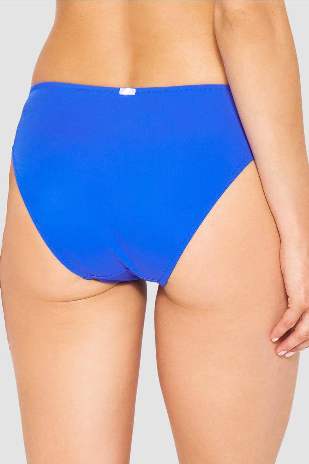 Rösch Bikini-Hose mit Streifendetails Neon-Blau Fabrikverkauf