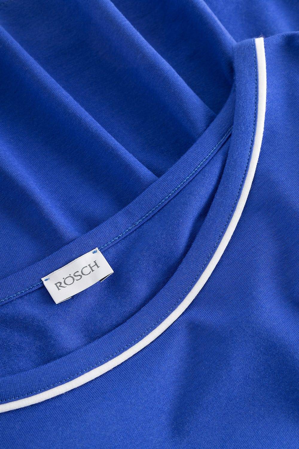 Rösch Strandkleid Kurzarm mit Kontrast-Paspeln Neon-Blau Blitzverkäufe