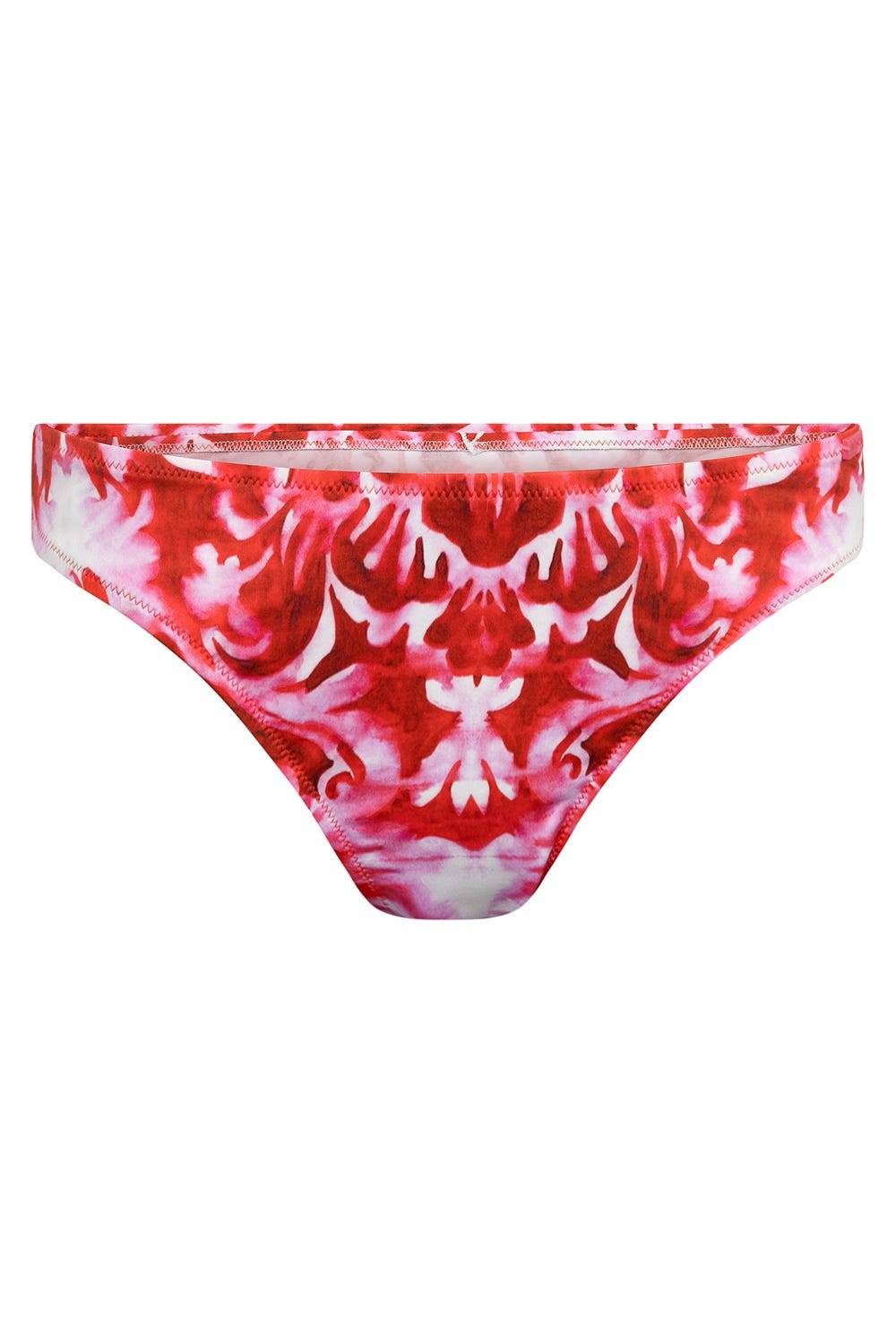 Rösch Bikini-Hose Neckholder im Ornament-Druck Rot-Weiß Verkauf