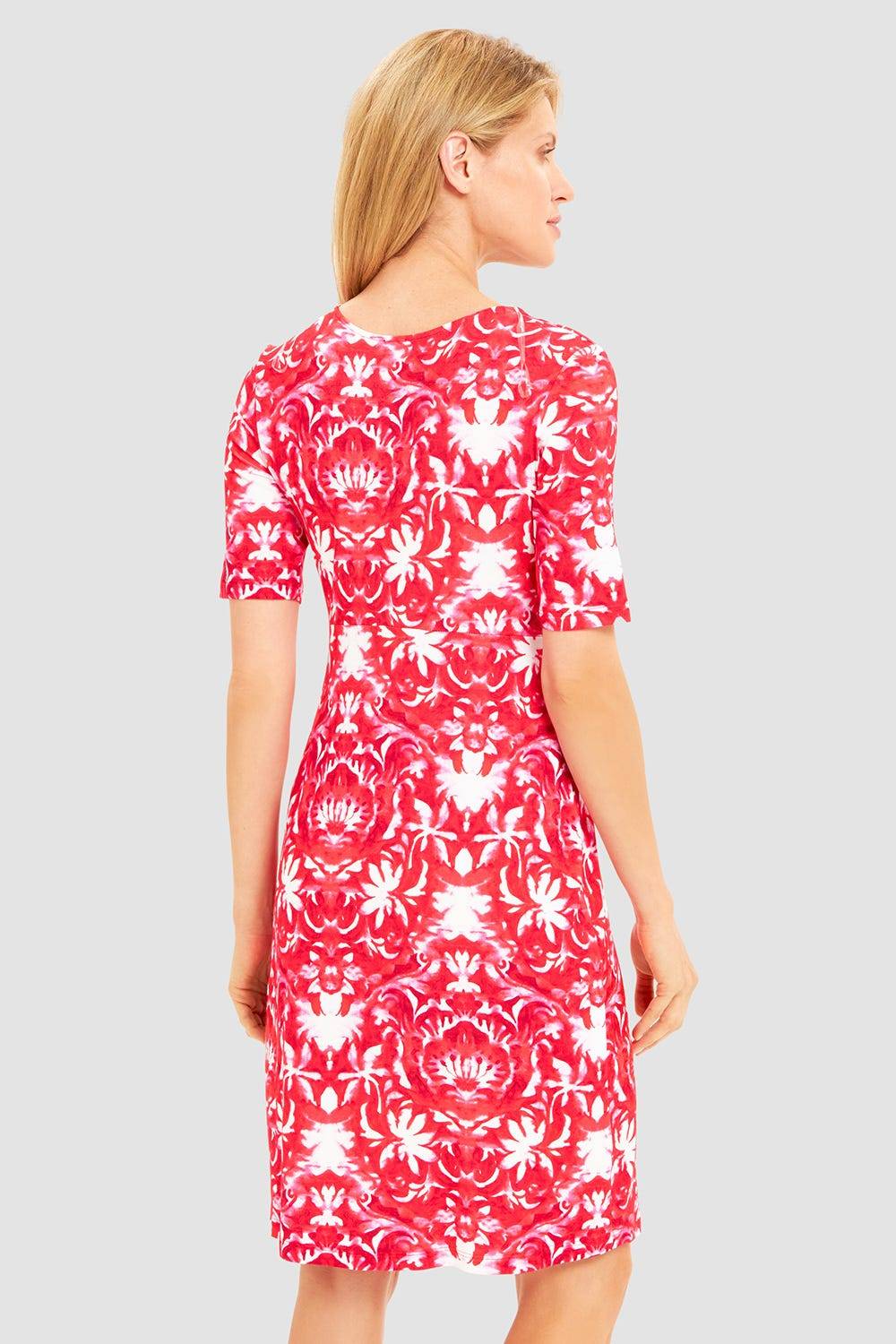 Rösch Strandkleid Ärmellos im Ornament-Druck Rot-Weiß Knot-Optik Schlussverkauf