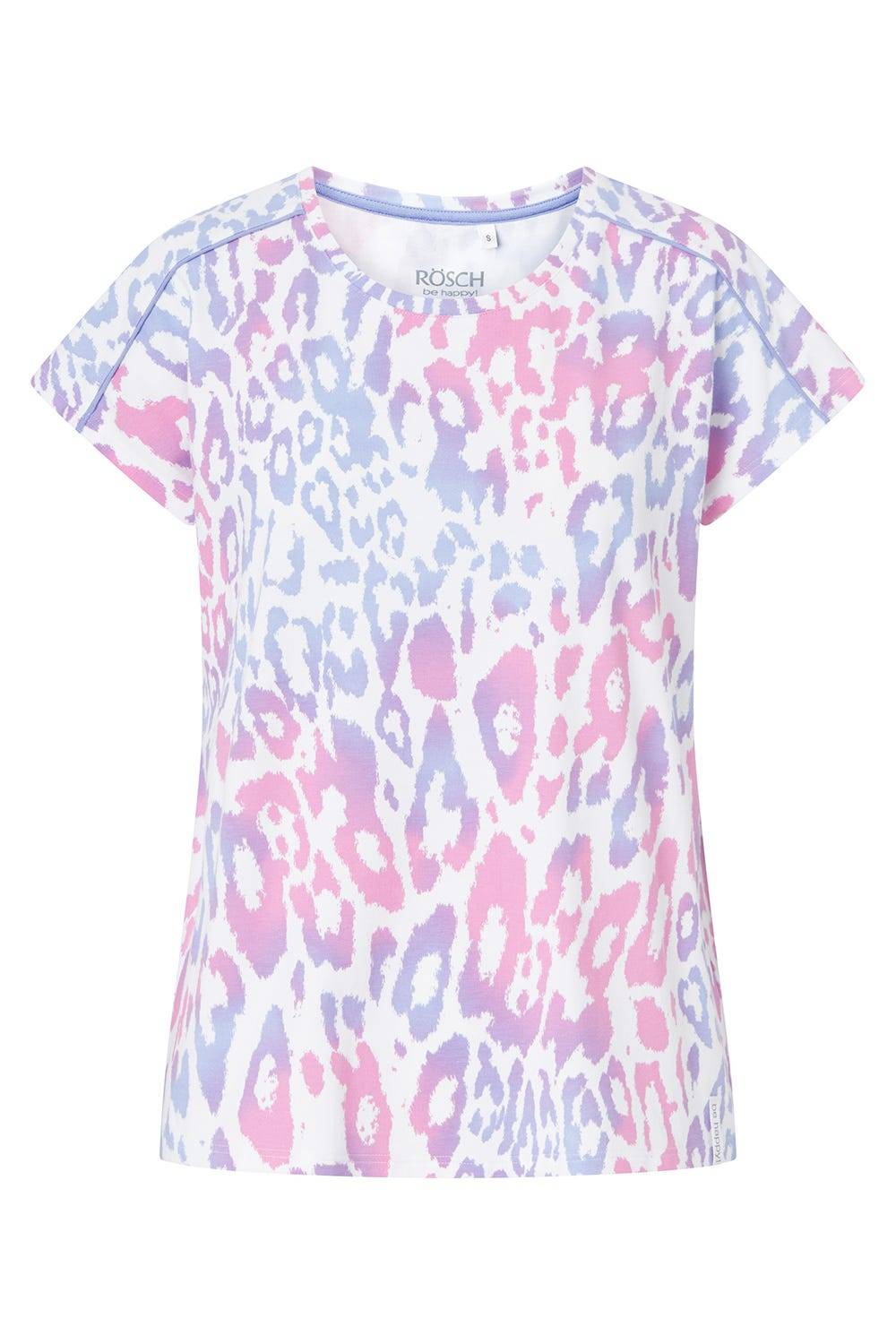 Rösch Pyjamashirt im modernen Leoprint Baumwolle/Elasthan Online