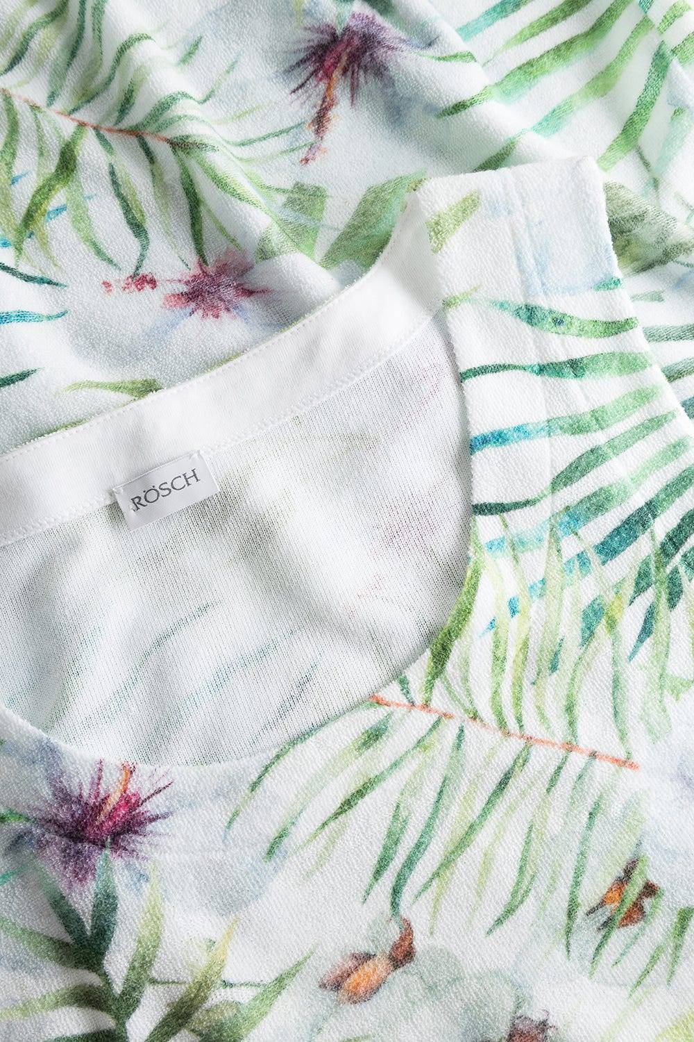 Rösch Nachthemd im exotischem Blumendruck Frottee Baumwolle/Polyester Günstiger Verkauf