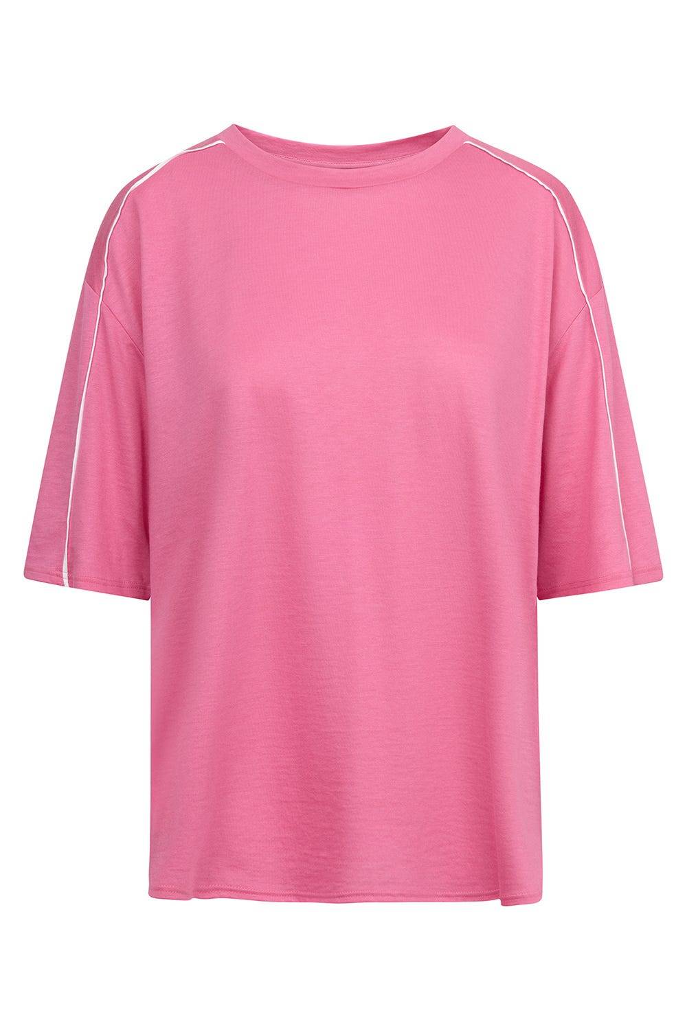 Rösch T-Shirt mit sportiven Paspeln Baumwolle/Modal Blitzverkäufe
