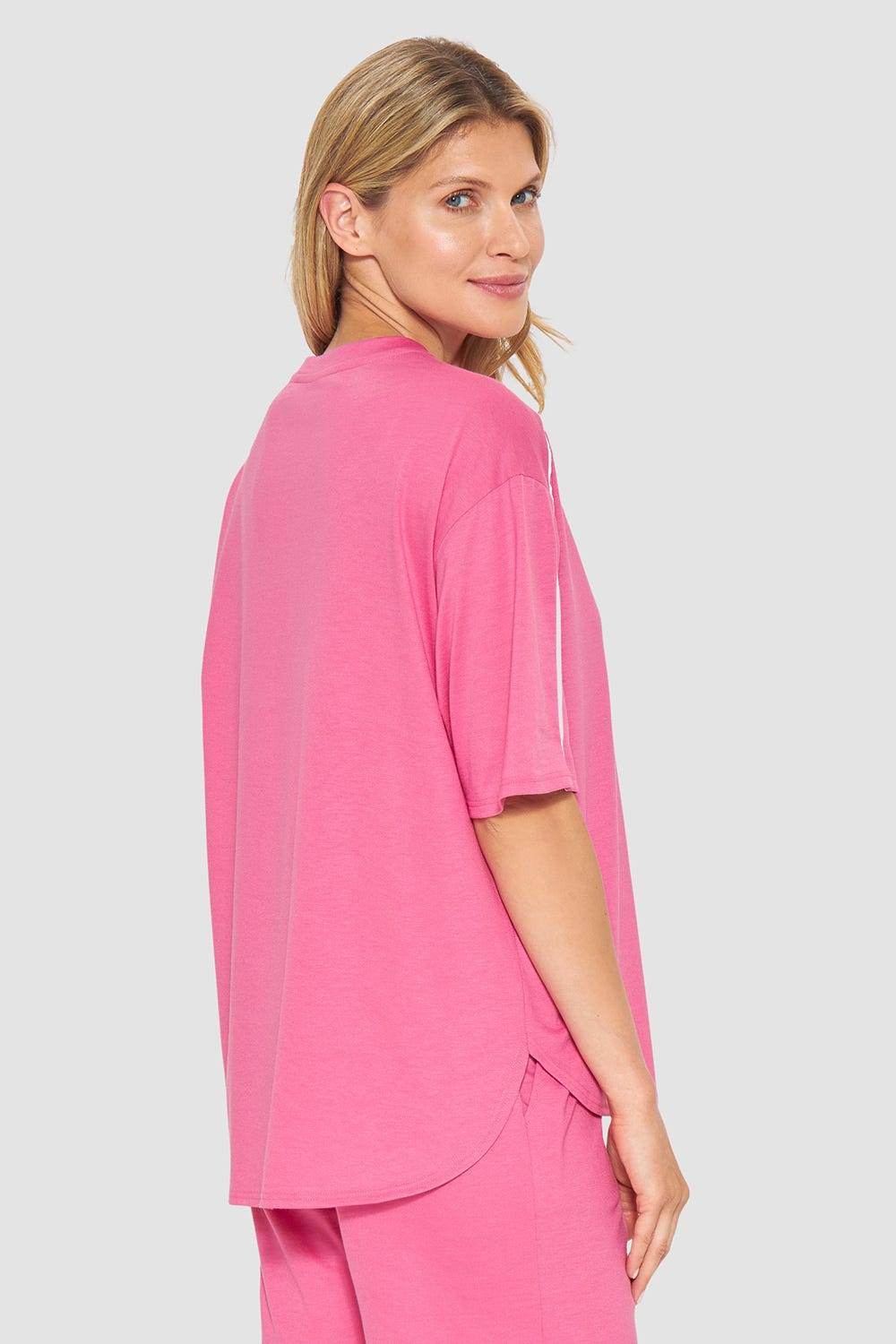 Rösch T-Shirt mit sportiven Paspeln Baumwolle/Modal Blitzverkäufe