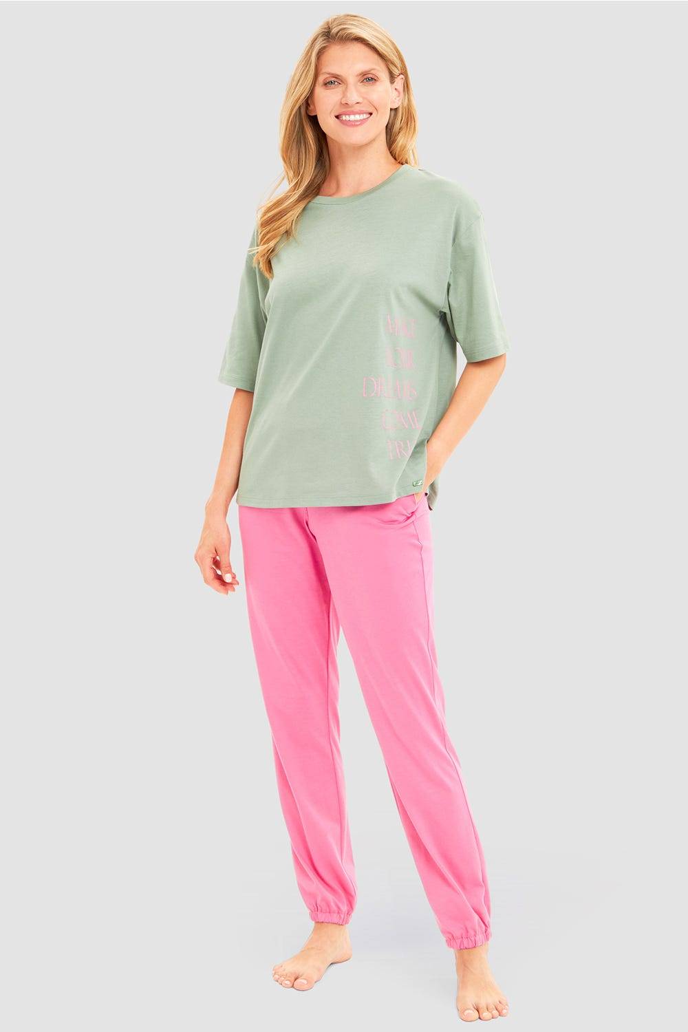 Rösch Pyjamahose mit Bündchen sportiv Baumwolle/Modal Verkauf