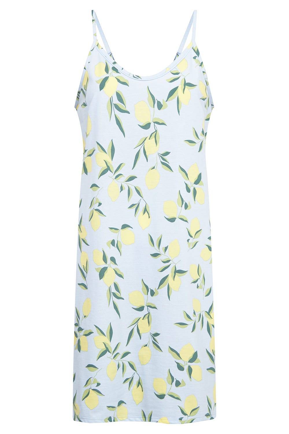 Rösch Trägerkleid im Zitronendruck sommerlich 100% Baumwolle Schlussverkauf