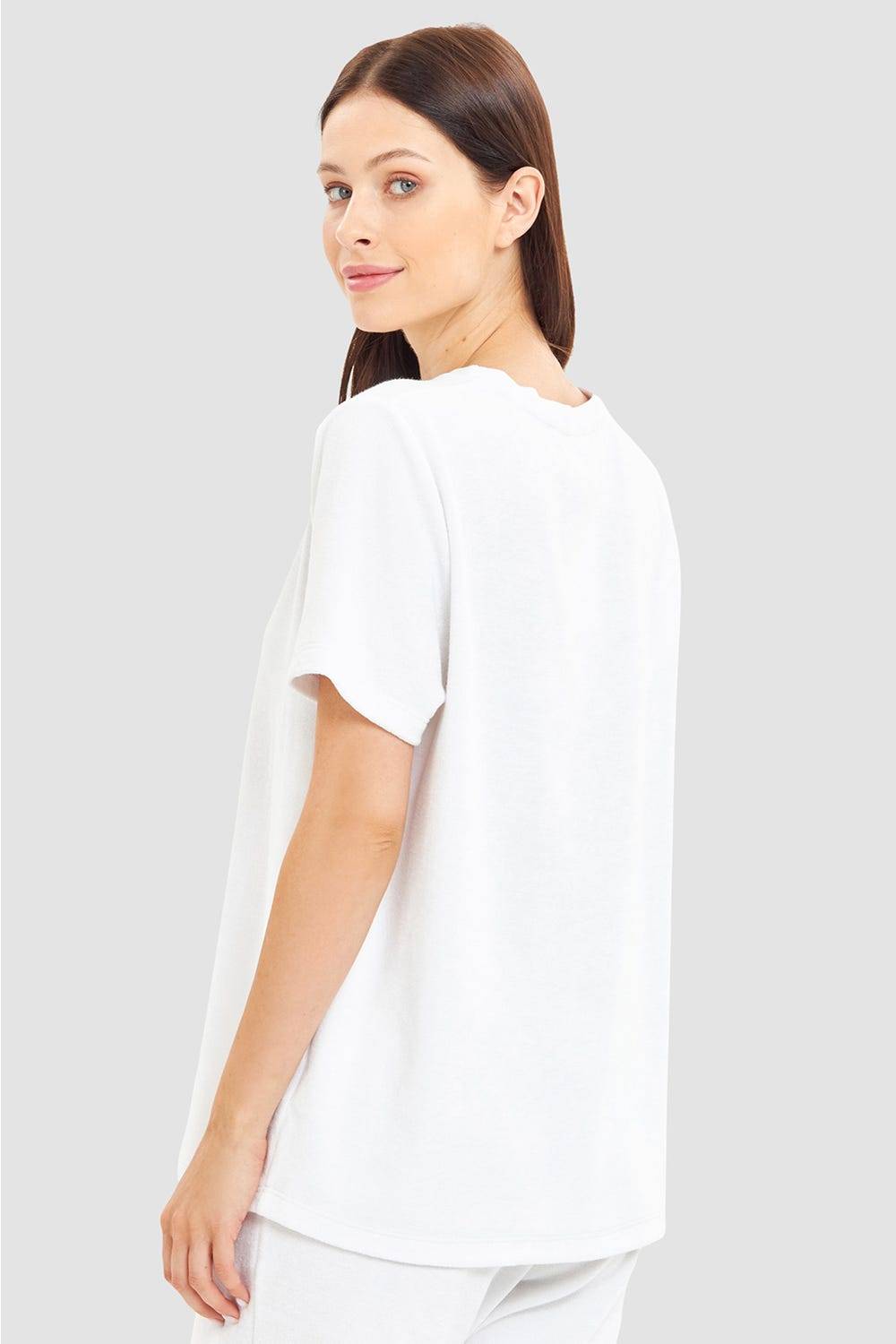 Rösch T-Shirt aus Frottee einfarbig Baumwolle/Polyester Hotsell