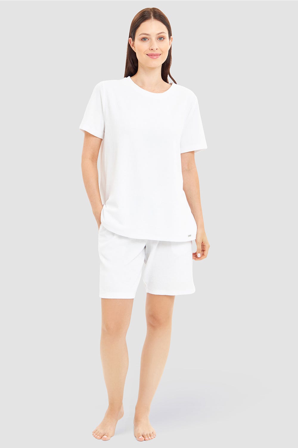 Rösch Bermuda aus Frottee mit Seitentaschen Baumwolle/Polyester Räumungsverkauf