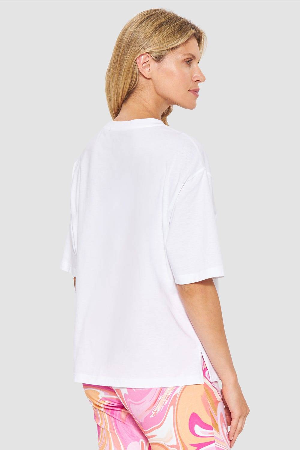 Rösch T-Shirt mit Schriftzug Sommer 100% Baumwolle Hotsell