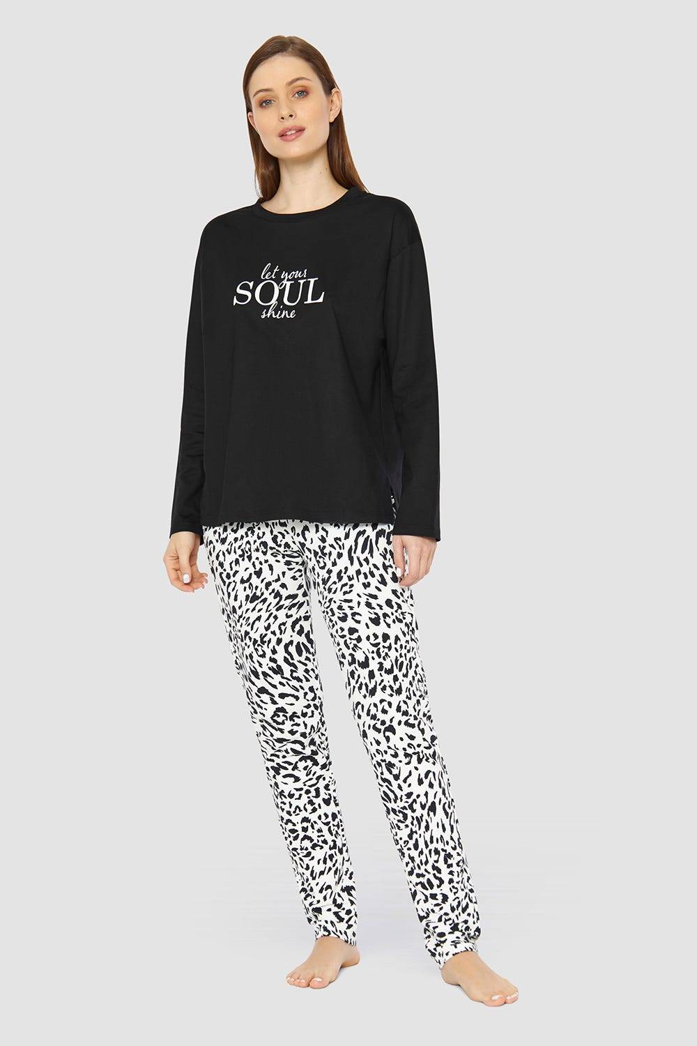 Rösch Shirt mit Schriftzug &quot;let your soul shine&quot; 100% Baumwolle Verkauf