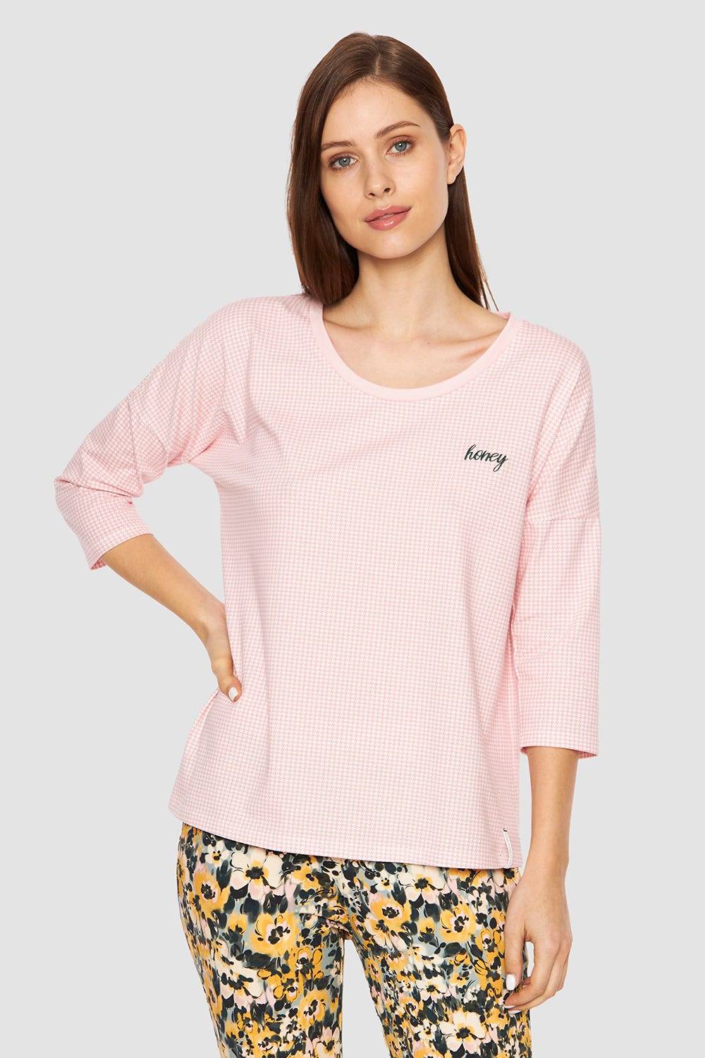 Rösch Shirt mit Stickerei &quot;honey&quot; Baumwolle/Elasthan