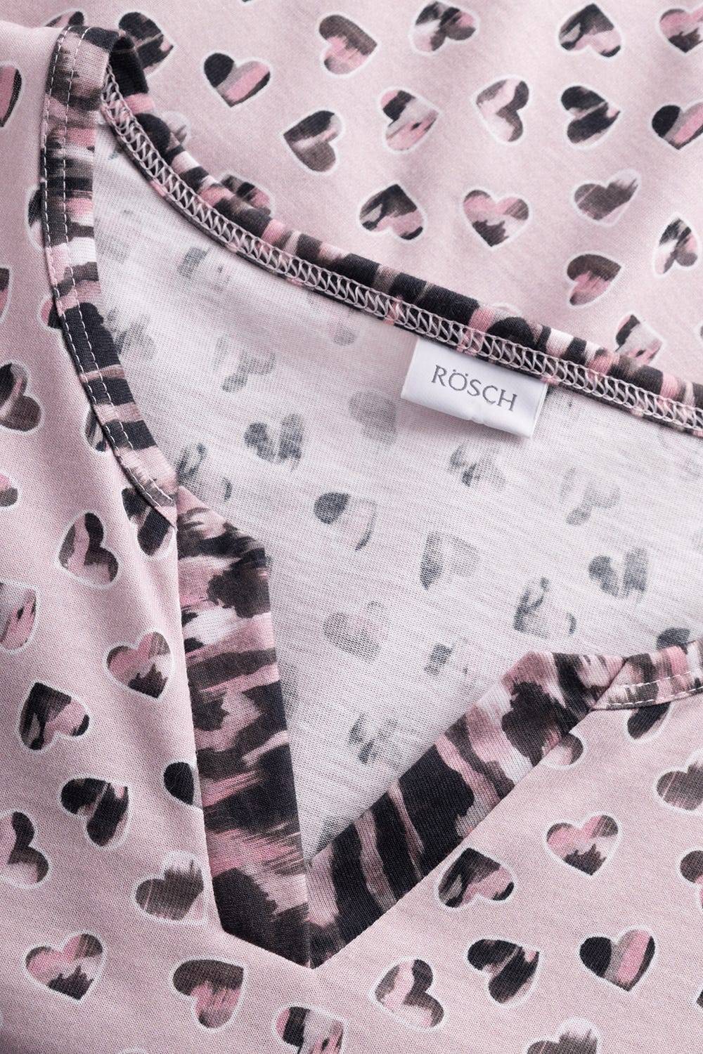 Rösch Pyjama im Druck-Mix Blende 100% Baumwolle Hotsell