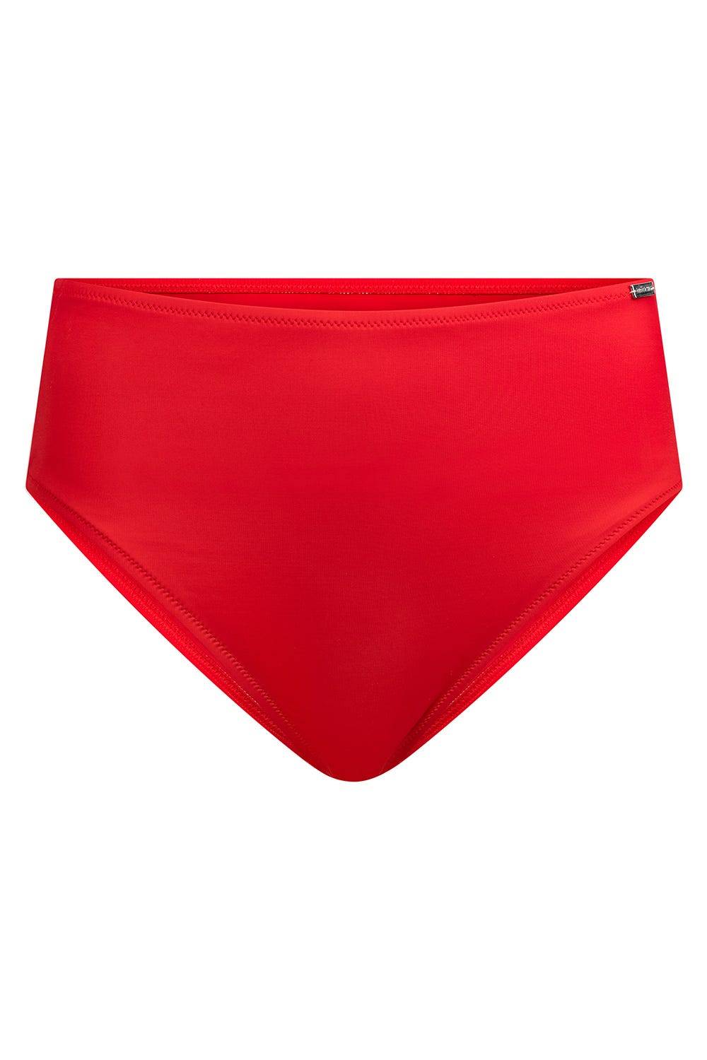 Rösch Bikini-Hose in Rot einfarbig hoher Taillenausschnitt Schlussverkauf