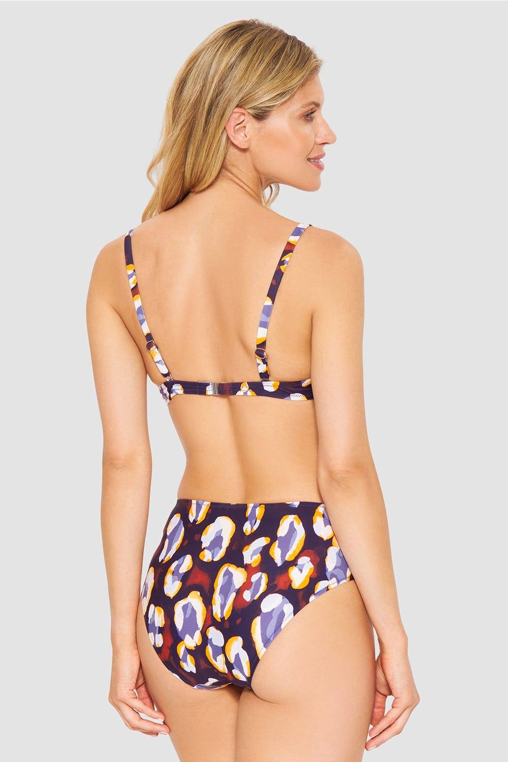 Rösch Bikini-Oberteil Bügel im Tupfendruck Modern Leo Auslauf
