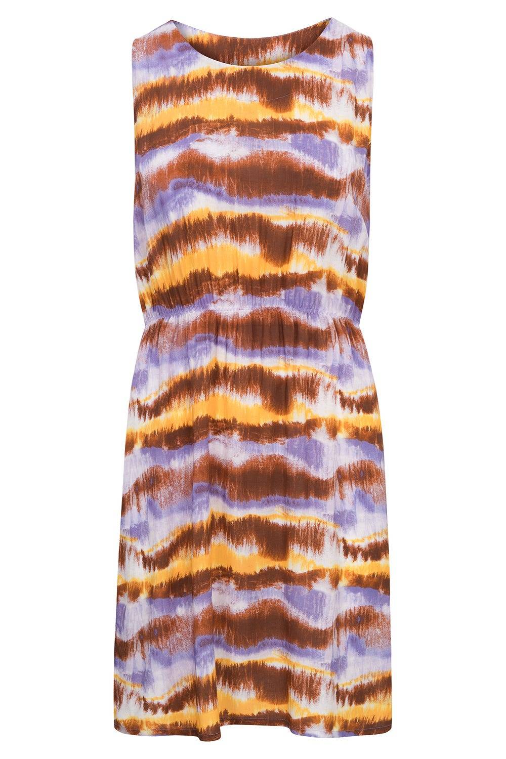 Rösch Trägerkleid im Batikdruck moderne Streifen im Webdruck 100% Viskose Blitzverkäufe