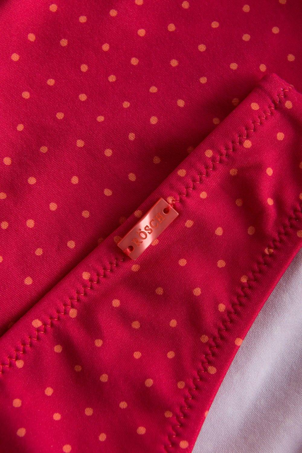 Rösch Bikini-Hose im pinken Mini-Tupfen-Druck recyceltes Polyamid/Elasthan Günstiger Verkauf
