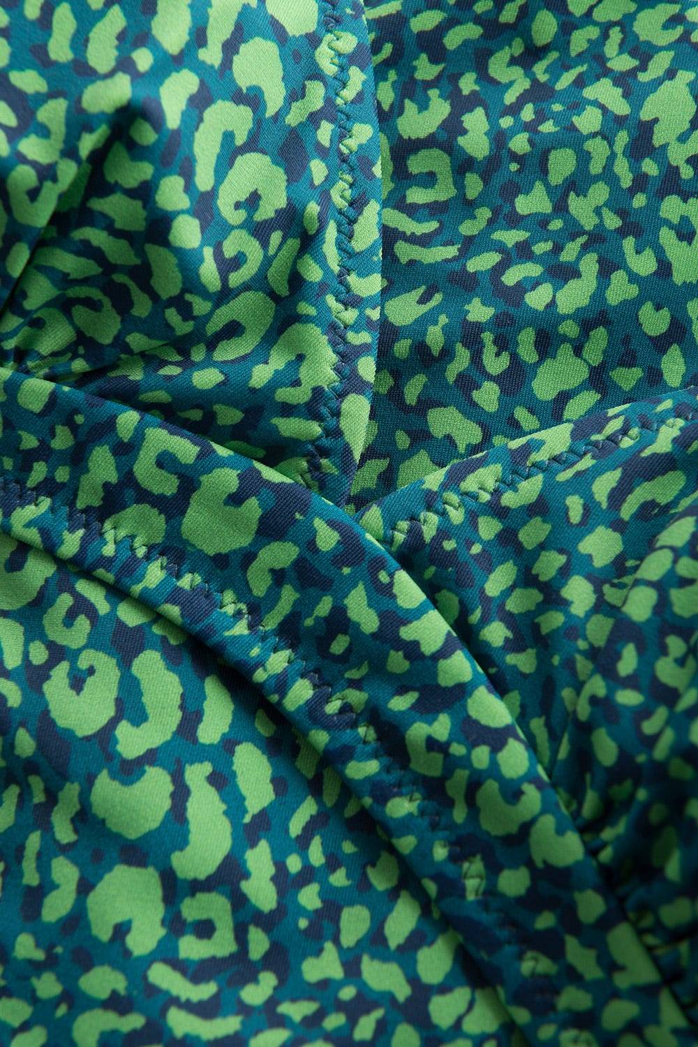 Rösch Neckholder Bikini Oberteil im Leo-Druck recyceltes Polyamid/Elasthan Outlet