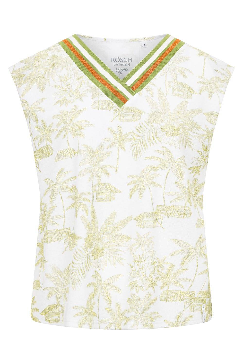Rösch Frottee-Shirt im Palmenprint Baumwolle/Polyester Blitzverkäufe