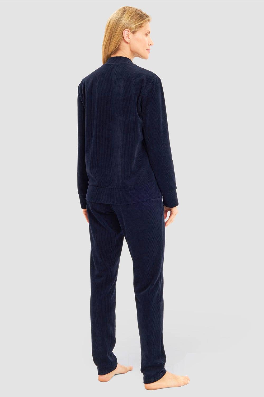 Rösch Hausanzug in Nachtblau aus Cord Baumwolle/Polyester Hotsell