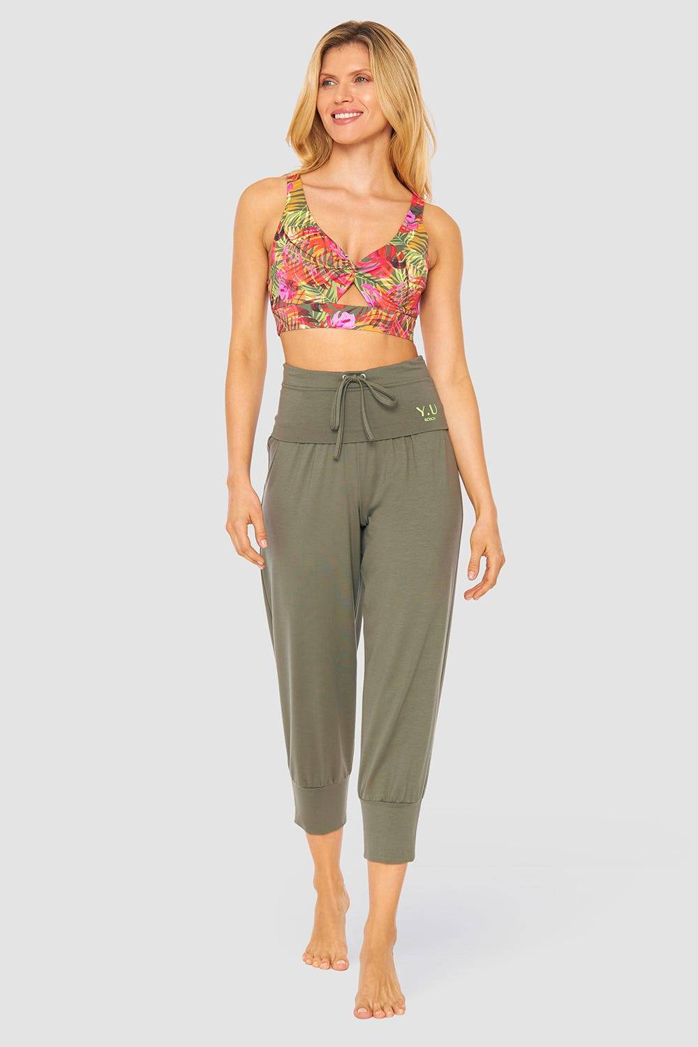 Rösch Y.U Yoga 7/8-Hose im Harem-Stil Loungewear Sport Mix &amp; Match Materialmix Hotsell