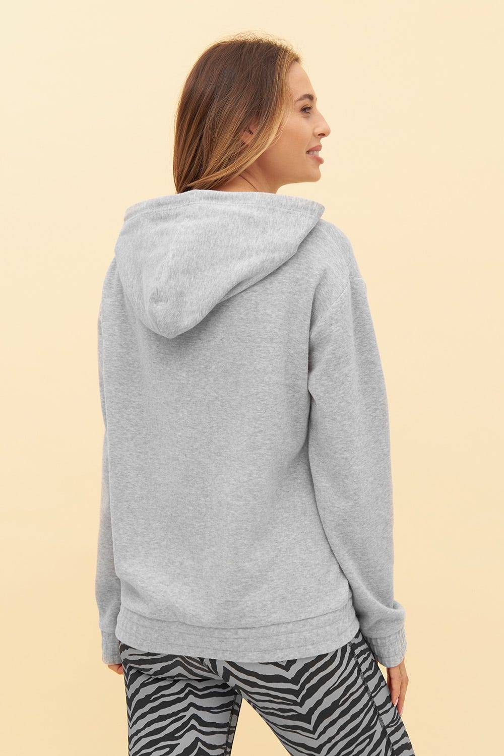 Rösch Y.U Yoga Sweatshirt in Grau Hoodie Loungewear Mix &amp; Match Baumwolle/recycled Polyamid Meist gekauft