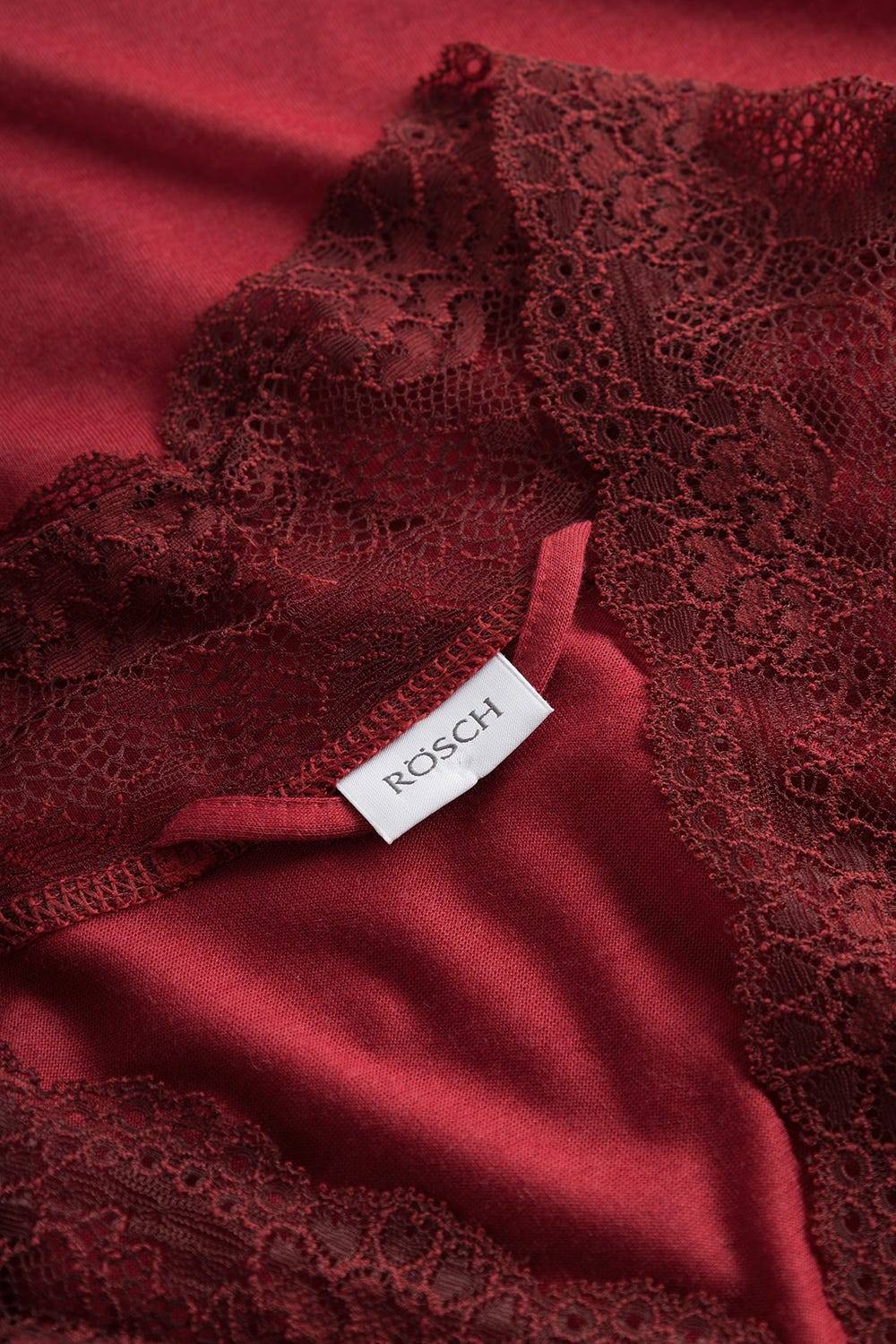 Rösch Wickelmantel mit Spitze Rot Baumwolle/Modal Hotsell