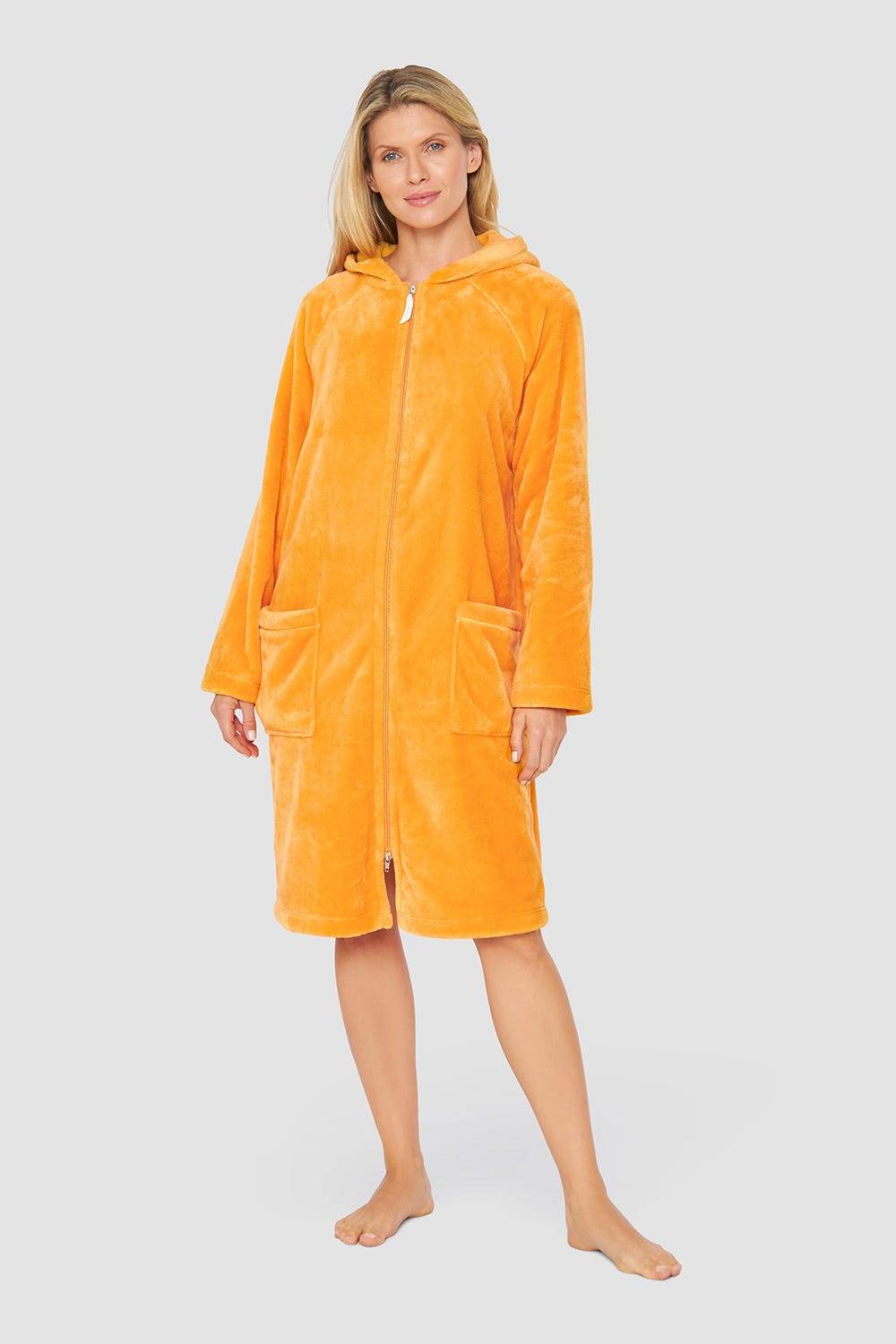 Rösch Mantel aus Flausch Reißverschluss 100% Polyester