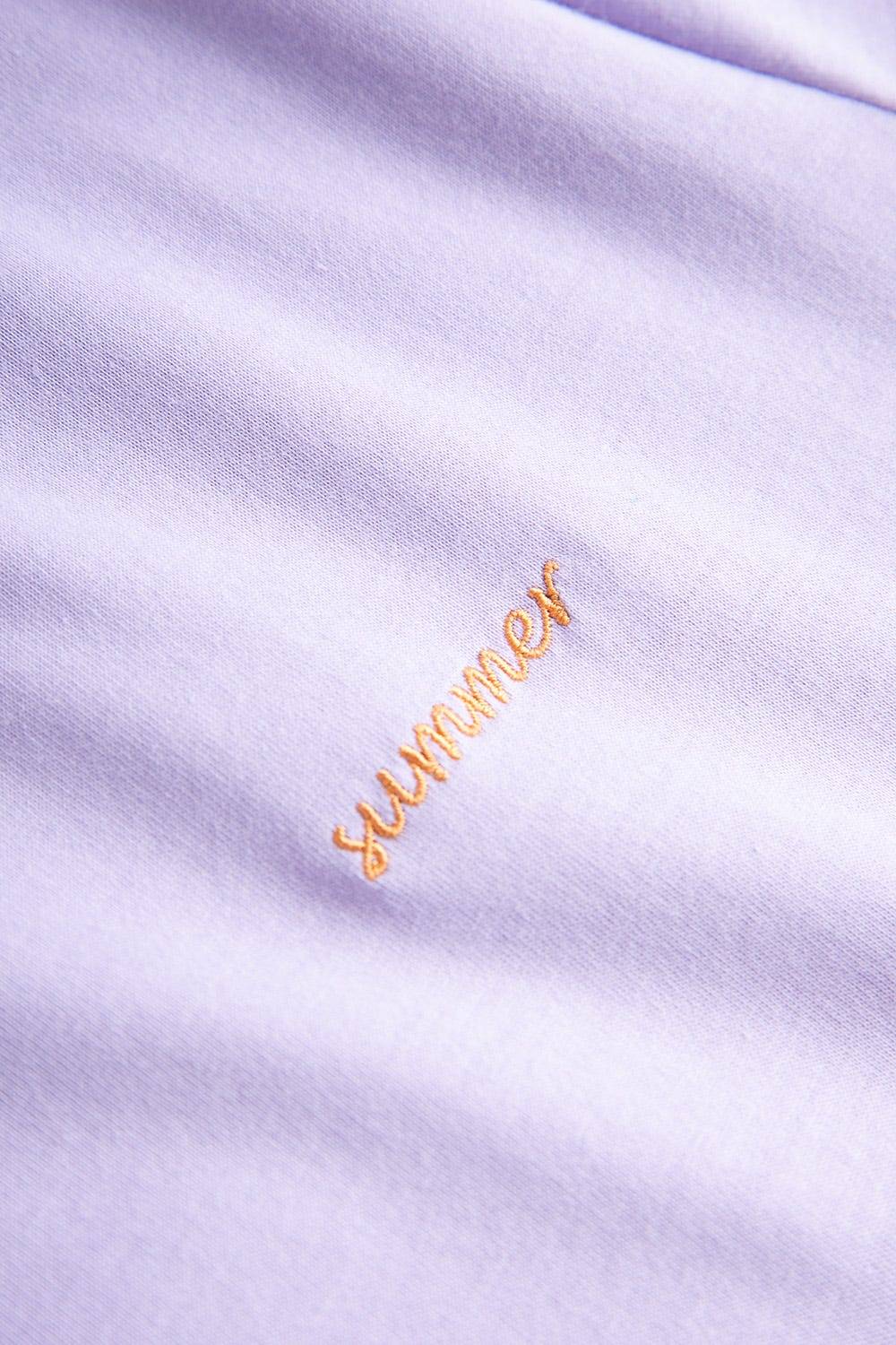 Rösch T-Shirt mit Volants und Stickerei &quot;summer&quot; Mix &amp; Match Viskose/Elasthan Fabrikverkauf